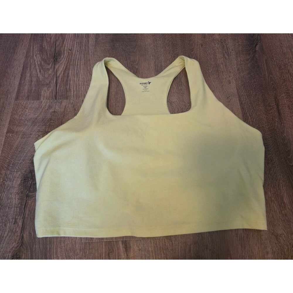 Old Navy Active Cloud Neon Padded Sports Bra Size XXL - GUC